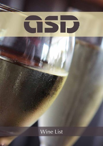 Wine List - ASD Wholesale