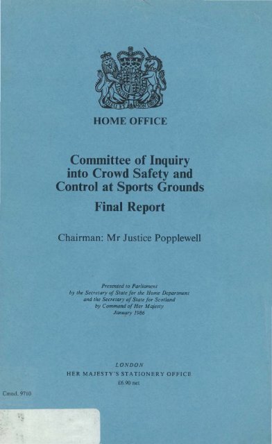 Committee of Inquiry into Crowd Safety and ... - WordPress.com