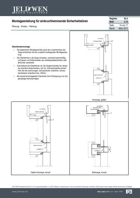 A3.2 - 2.10 - JELD-WEN Türen