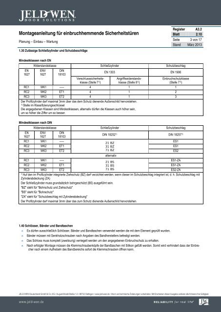 A3.2 - 2.10 - JELD-WEN Türen