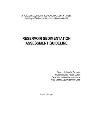 RESERVOIR SEDIMENTATION ASSESSMENT GUIDELINE - Aneel