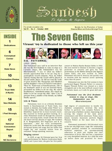 The Seven Gems - spic macay