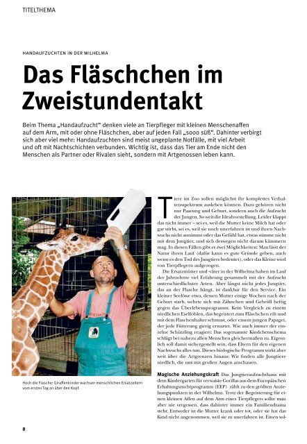 Wilhelma magazin 2/2012