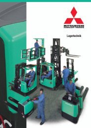 Niederhubwagen - Mitsubishi Forklift Trucks