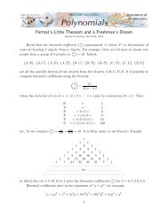 Fermat's Little Theorem and a Freshman's Dream