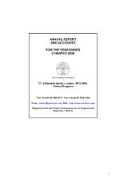 Annual report and accounts - Academia Europaea