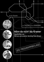 Die Geschichte der Ida Kramer - ex/ex - theater