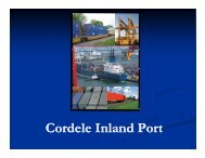 Cordele Inland Port - the GDOT