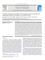 Latitudinal and temporal variability in the community structure and ...