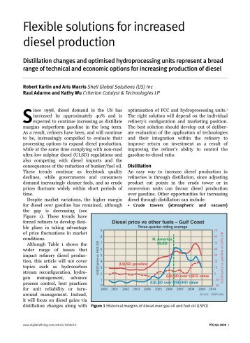 Flexible solutions for increased diesel production - DigitalRefining