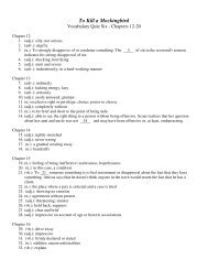 To Kill A Mockingbird Summary Of Chapters 12