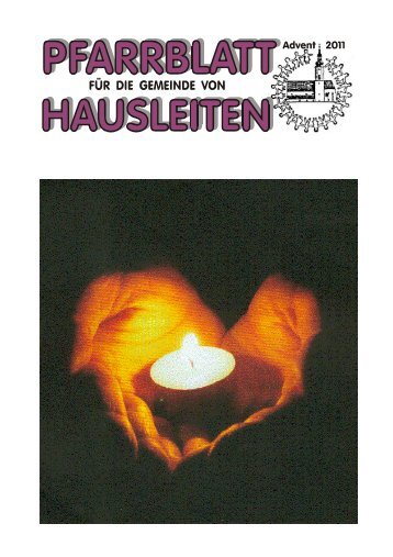 Pfarrblatt Advent 2011