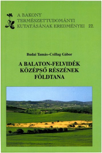 letölthető pdf - Bakonyi Természettudományi Múzeum