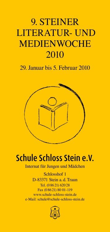 29.1. bis 5.2.2010 - Schule Schloss Stein