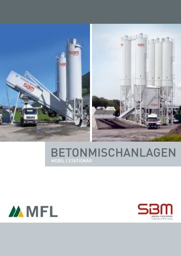 Prospekt Betonmischanlagen - SBM Mineral Processing