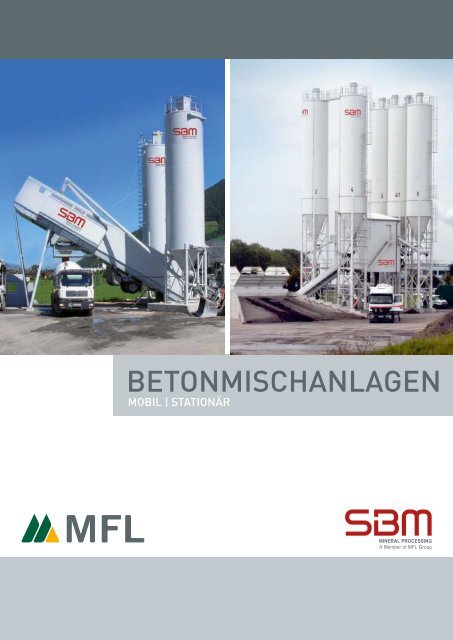Prospekt Betonmischanlagen - SBM Mineral Processing