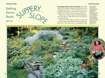 SLOPE SLIPPERY - Karen Bussolini Garden Arts