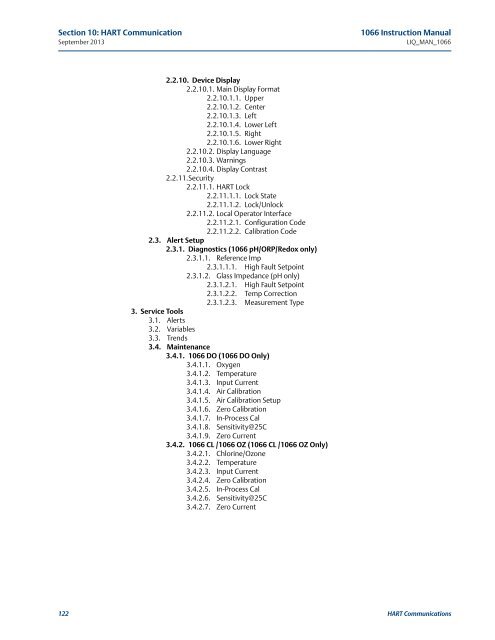 1066 Liquid Analytical Transmitter - Emerson Process Management