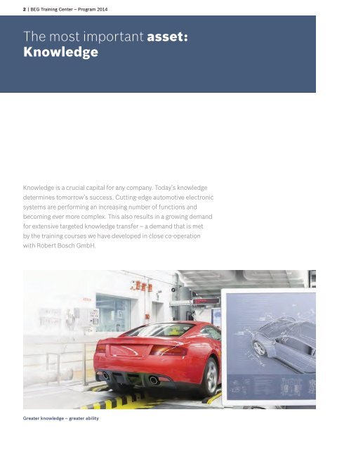 Training information 2014 (PDF 1.25 MB) - Bosch Engineering