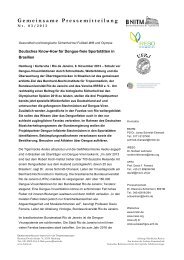 Gemeinsame Pressemitteilung - Bernhard-Nocht-Institut für ...