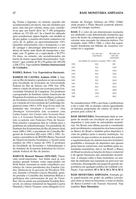 NOVÍSSIMO DICIONÁRIO DE ECONOMIA - A Disciplina