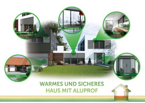 Warmes und sicheres haus mit Aluprof - Aluprof SA