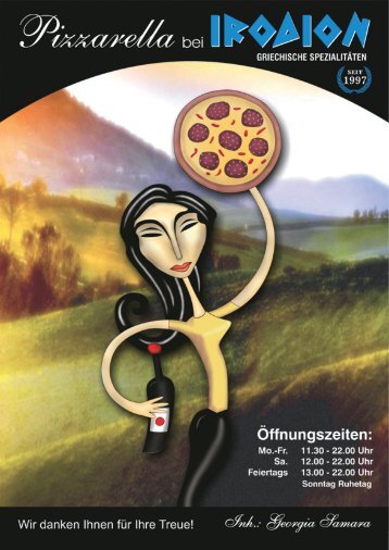 Pizzarella Speisekarte