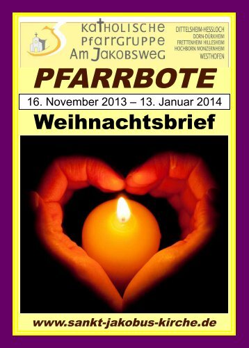 Samstag , _16 - Pfarrbote