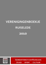 VERENIGINGENBOEKJE - Gemeente Ruiselede