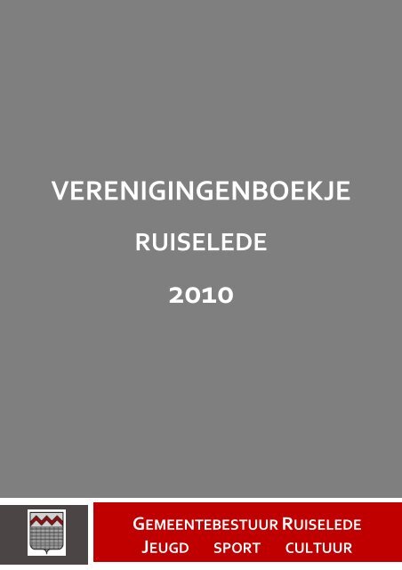 VERENIGINGENBOEKJE - Gemeente Ruiselede