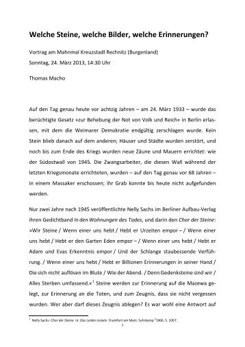 Die Rede von Thomas Macho zum Download als PDF