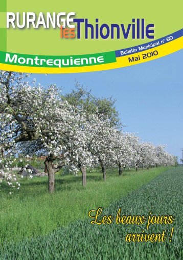 Mai 2010 - Commune de Rurange les Thionville et Montrequienne ...