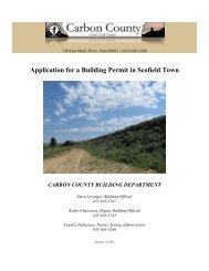 Application for a Building Permit in Scofield Town - Carbon County ...