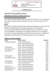AM 15/13 (pdf) - Handballkreis Köln Rheinberg