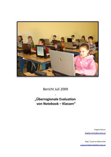 Überregionale Evaluation von Notebook – Klassen