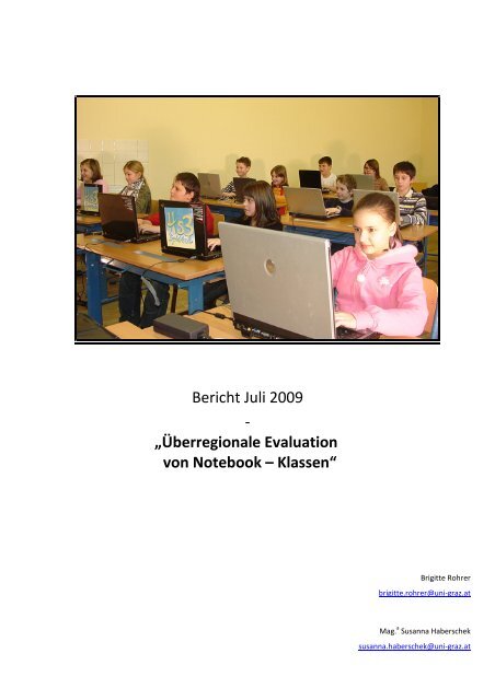 Überregionale Evaluation von Notebook – Klassen