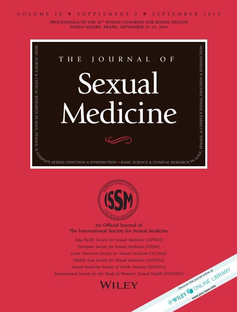 thejournalof - 21st Congress of the World Association for Sexual ...