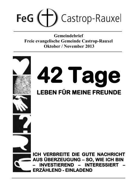 42 Tage LEBEN FÜR MEINE FREUNDE - FeG Castrop-Rauxel