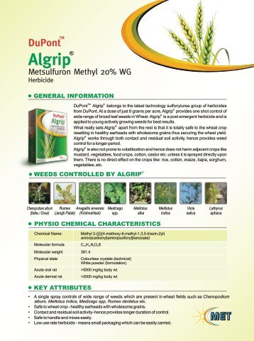 DuPont™ Algrip® (PDF)