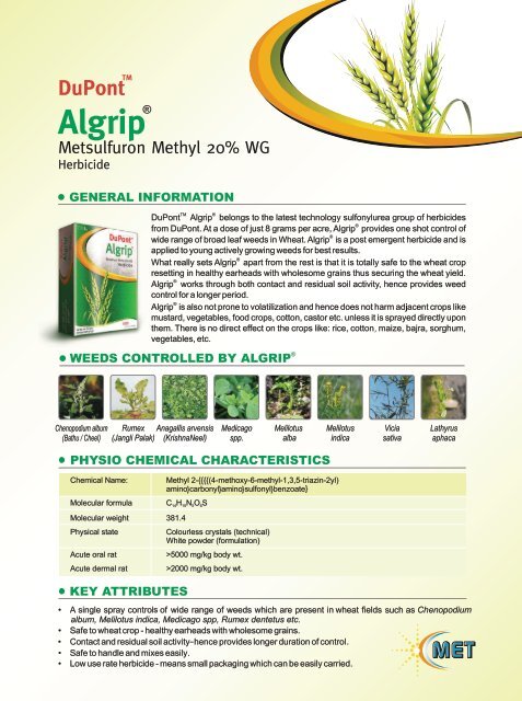 DuPont™ Algrip® (PDF)