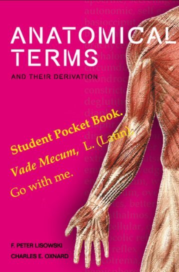 Anatomical Terms and their Derivation (136 pages)