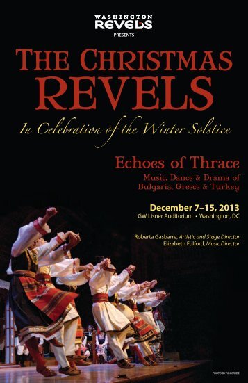 Read this year's Christmas Revels program notes - The Washington ...