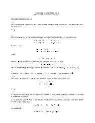 Solutions to Homework Set 2