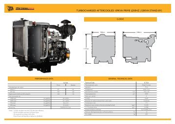 TURBOCHARGED AFTERCOOLED 109KVA - JCB Power Systems