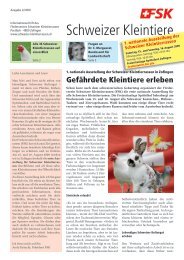 Newsletter - Förderverein Schweizer Kleintierrassen