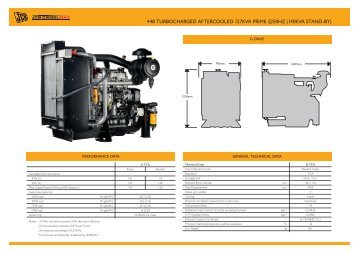 448 TURBOCHARGED AFTERCOOLED - JCB Power Systems