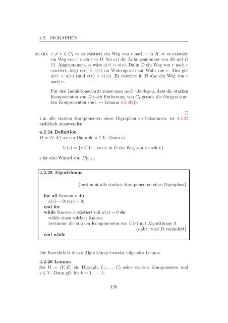 Algorithmen auf Graphen und dünn besetzte Matrizen - Bergische ...