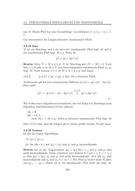 Algorithmen auf Graphen und dünn besetzte Matrizen - Bergische ...