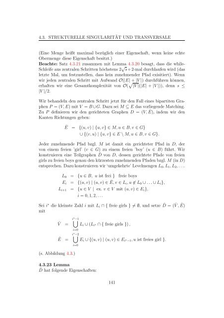 Algorithmen auf Graphen und dünn besetzte Matrizen - Bergische ...