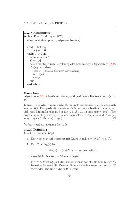 Algorithmen auf Graphen und dünn besetzte Matrizen - Bergische ...